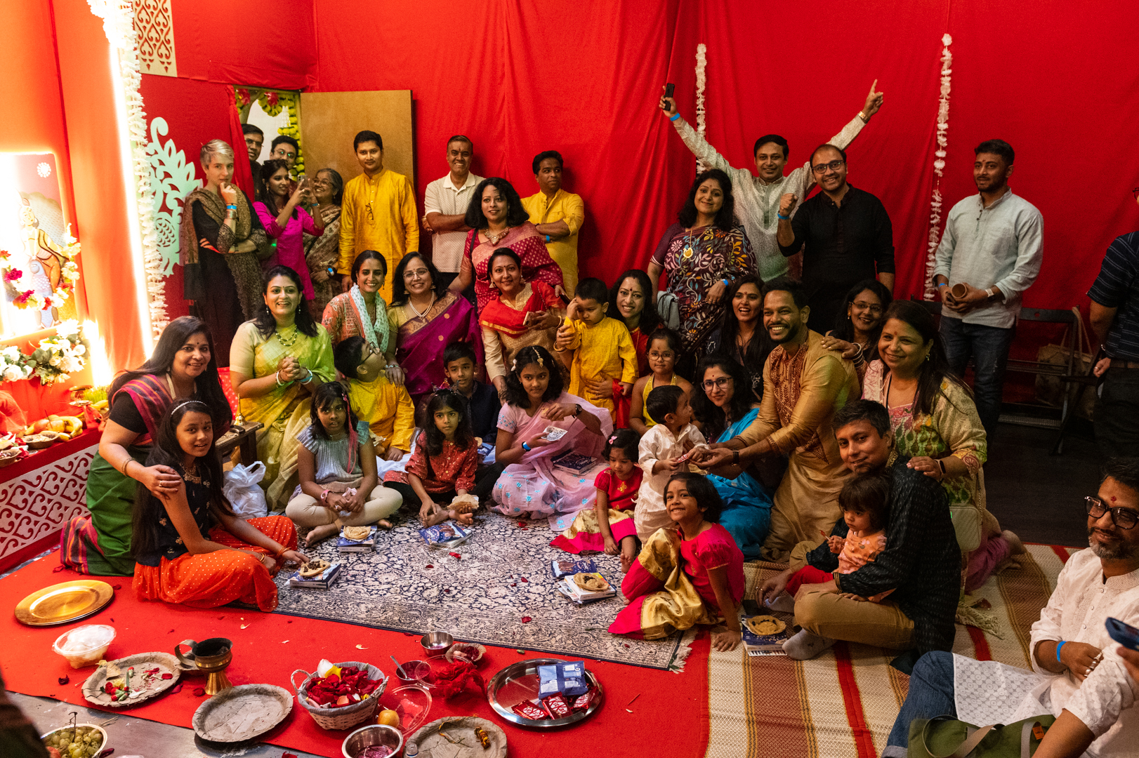 Traditional Bengali cuisine and food sharing